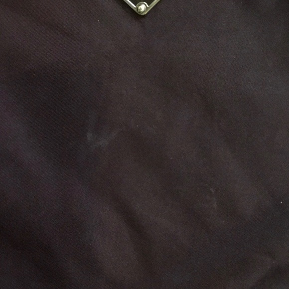 Vintage Authentic Prada Tessuto Nylon Crossbody Bag in Dark Plum/Brown - Picture 12 of 12